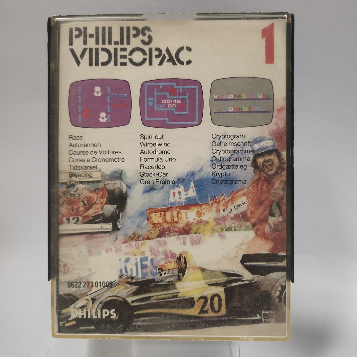 Philips Videopac 1 Race/ Spin-out Boxed