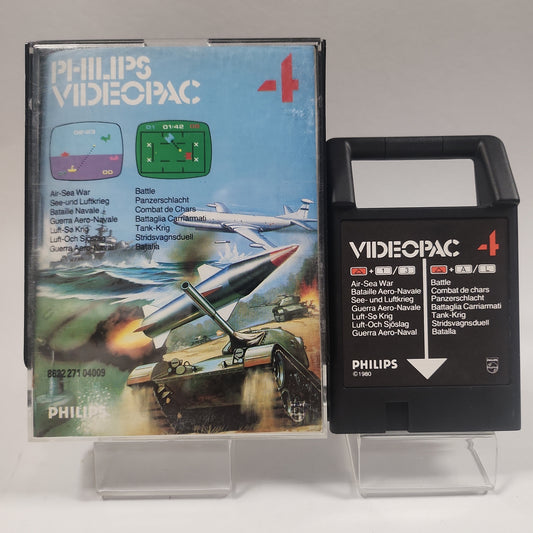 Philips Videopac 4 Air-Sea War/ Battle Boxed