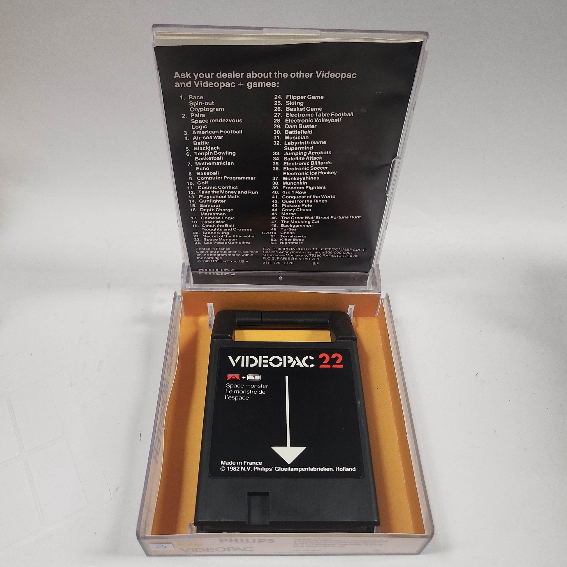 Philips Videopac 22 Space Monster Boxed - Feniks Gameshop