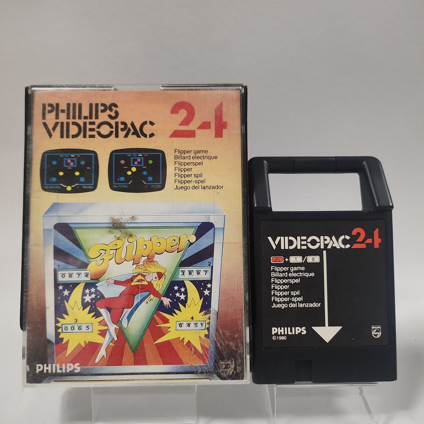 Philips Videopac Flipper Game Boxed