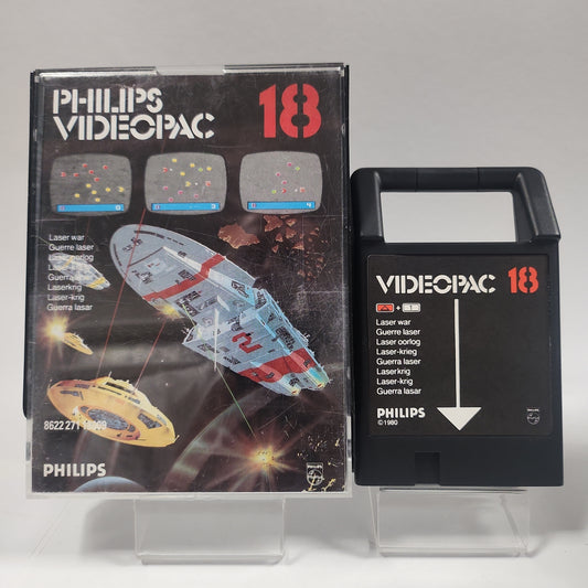 Philips Videopac 18 Laser War Boxed