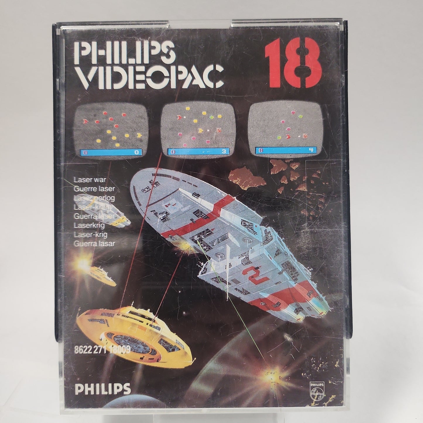 Philips Videopac 18 Laser War Boxed