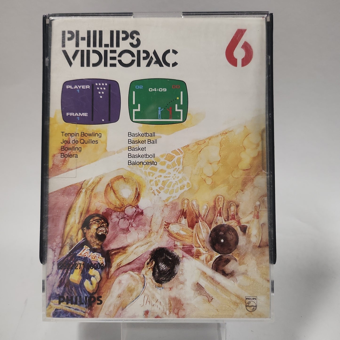 Philips Videopac 6 Tenpin Bowling/ Basketball Boxed