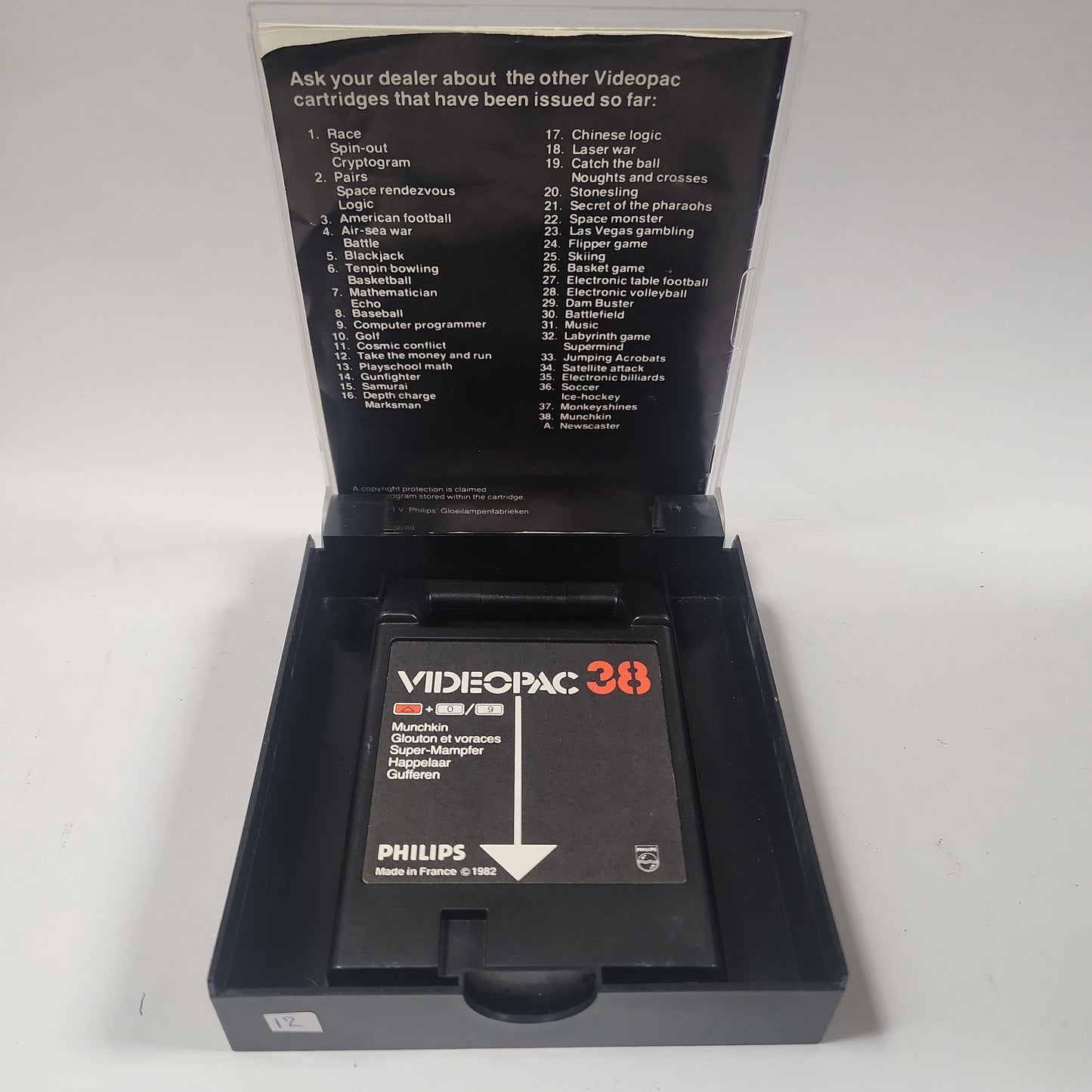 Philips Videopac 38 Munchkin Boxed