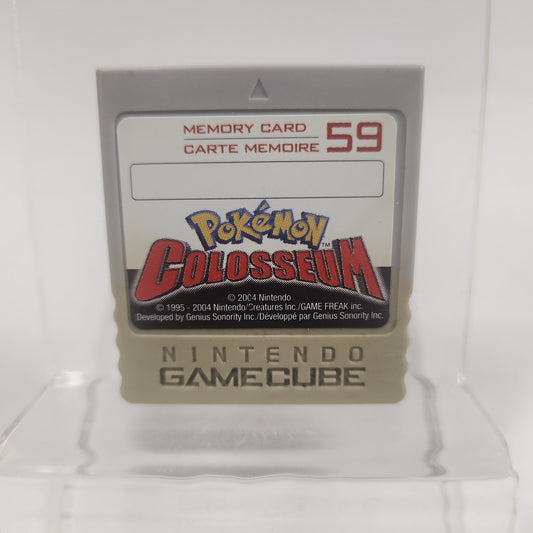 Pokemon Colosseum Memorycard 59 Nintendo Gamecube