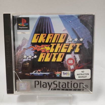 Grand Theft Auto Platinum (No Book) PlayStation 1 - Feniks Gameshop