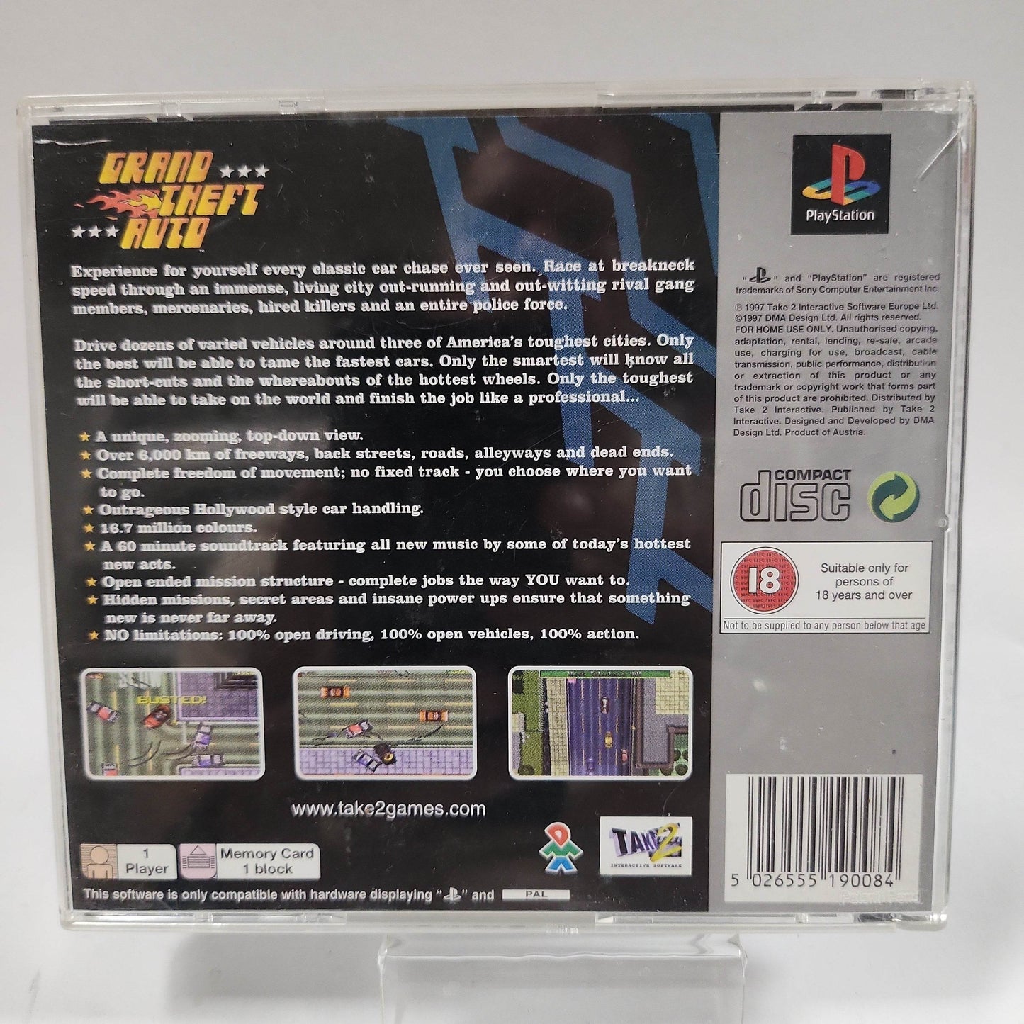 Grand Theft Auto Platinum (No Book) PlayStation 1 - Feniks Gameshop
