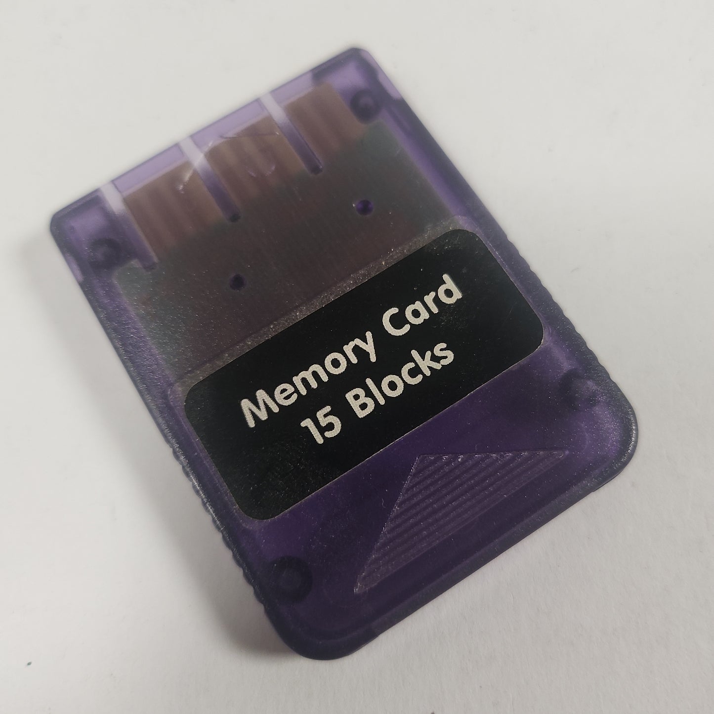 Paarse Transparant 15 Blocks Memorycard Playstation 1