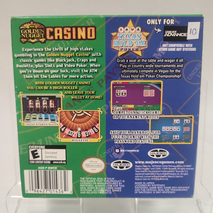 Golden Nugget Casino & Texas Hold'em Boxed GBA