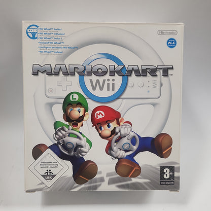 Mario Kart Wii + Stuur Boxed Nintendo Wii