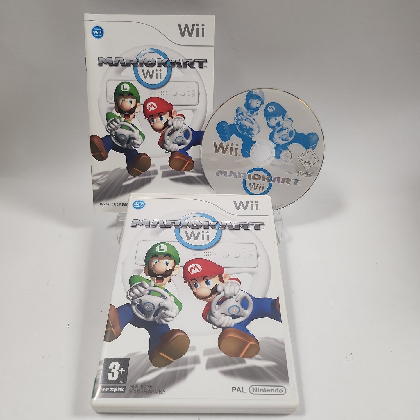 Mario Kart Wii + Stuur Boxed Nintendo Wii