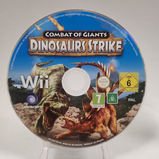 Dinosaurs Strike Combat of Gaints (Disc Only) Nintendo Wii