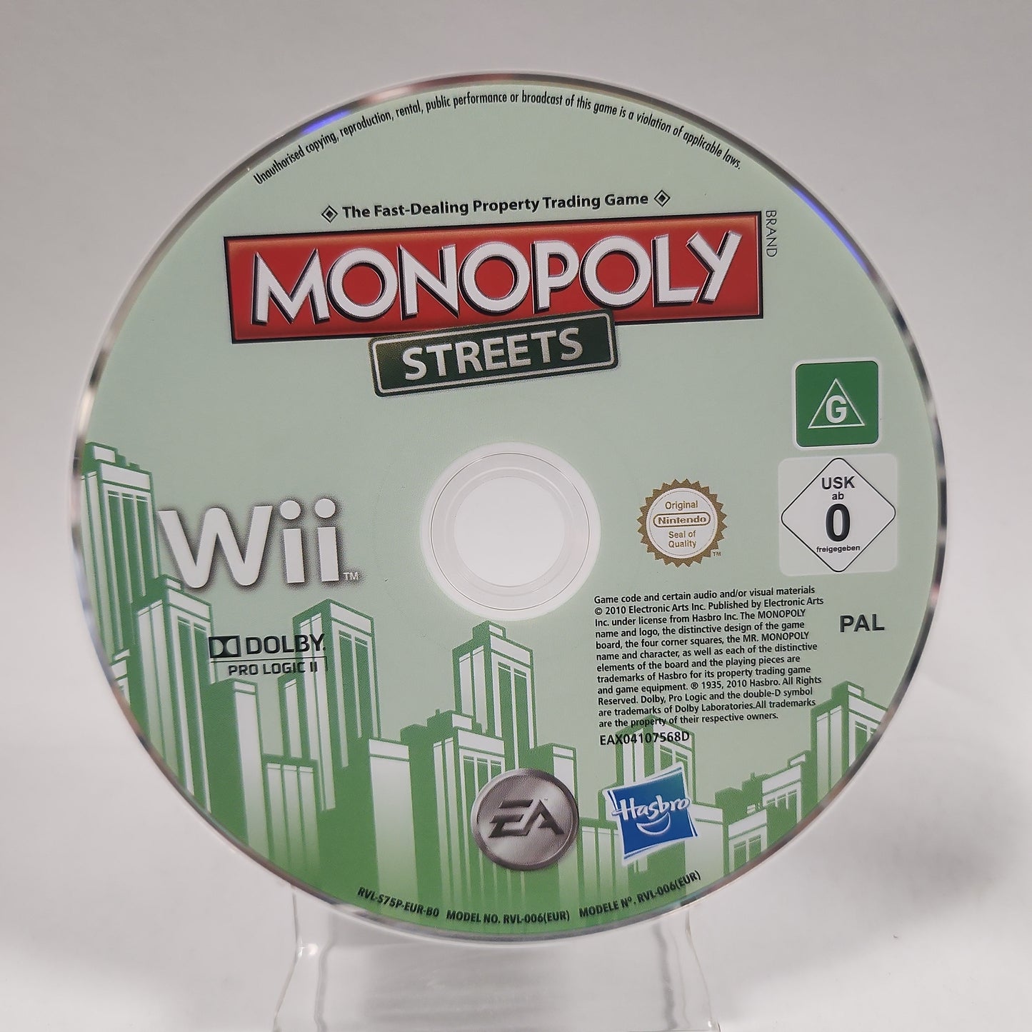 Monopoly Streets (Disc Only) Nintendo Wii