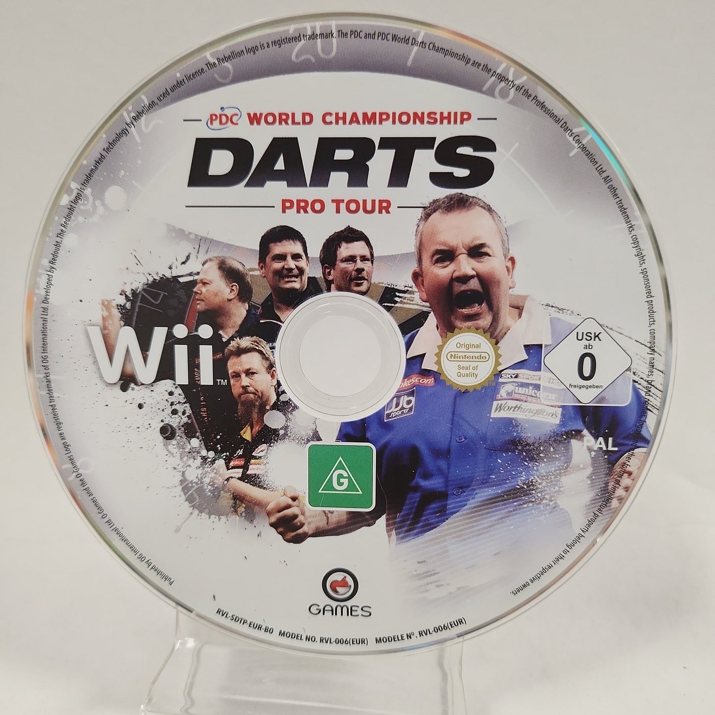 PDC World Championship Darts Pro Tour (Disc Only) Wii