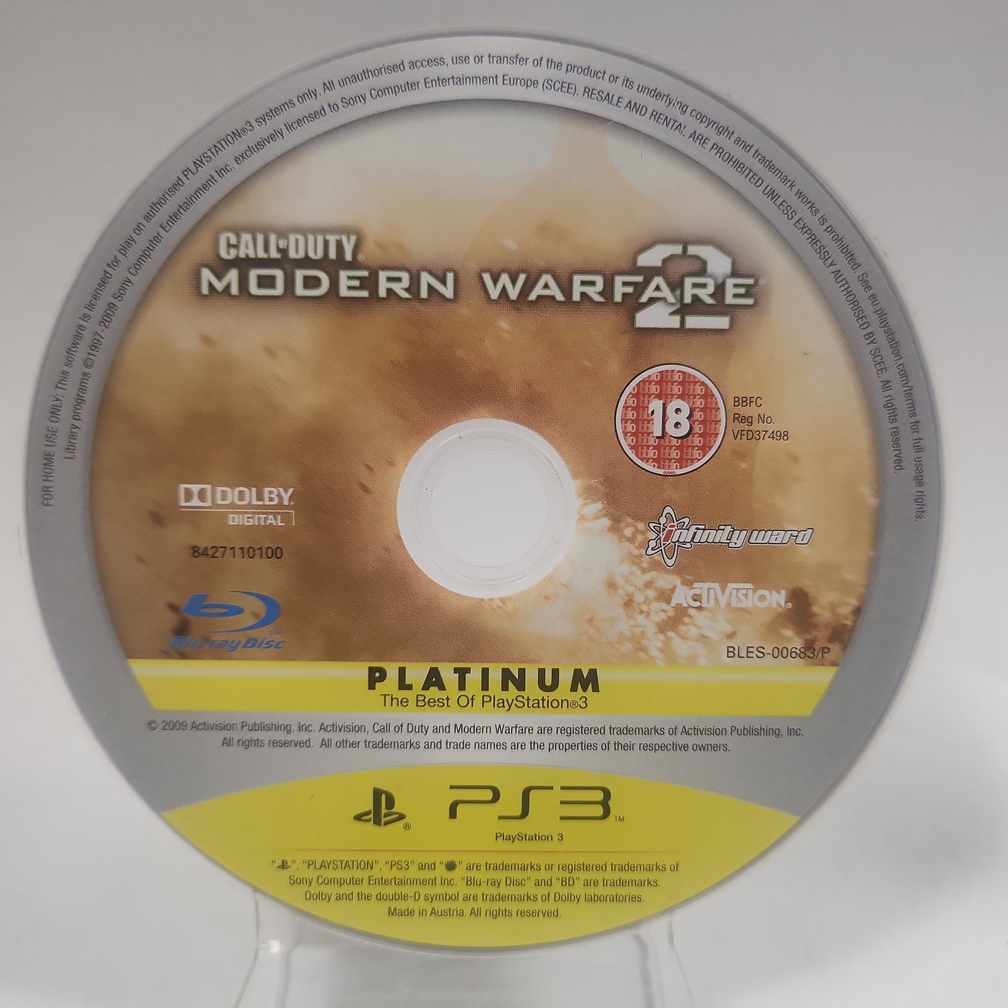 Call of Duty Modern Warfare 2 Platinum (Disc Only) PlayStation 3