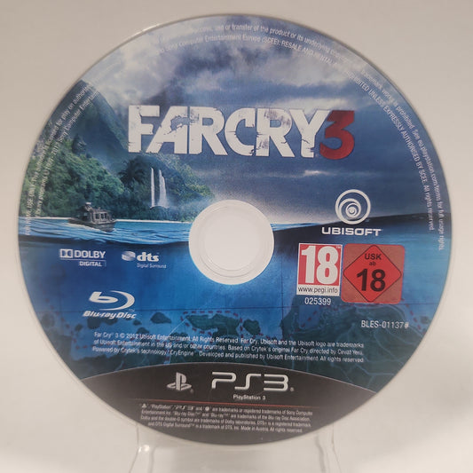 Farcry 3 (Disc Only) PlayStation 3