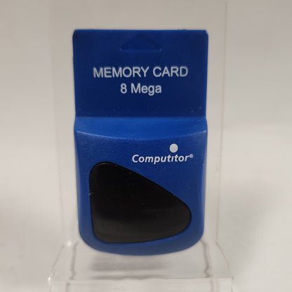 Computitor Blauwe 8 Mega Memorycard Playstation 1