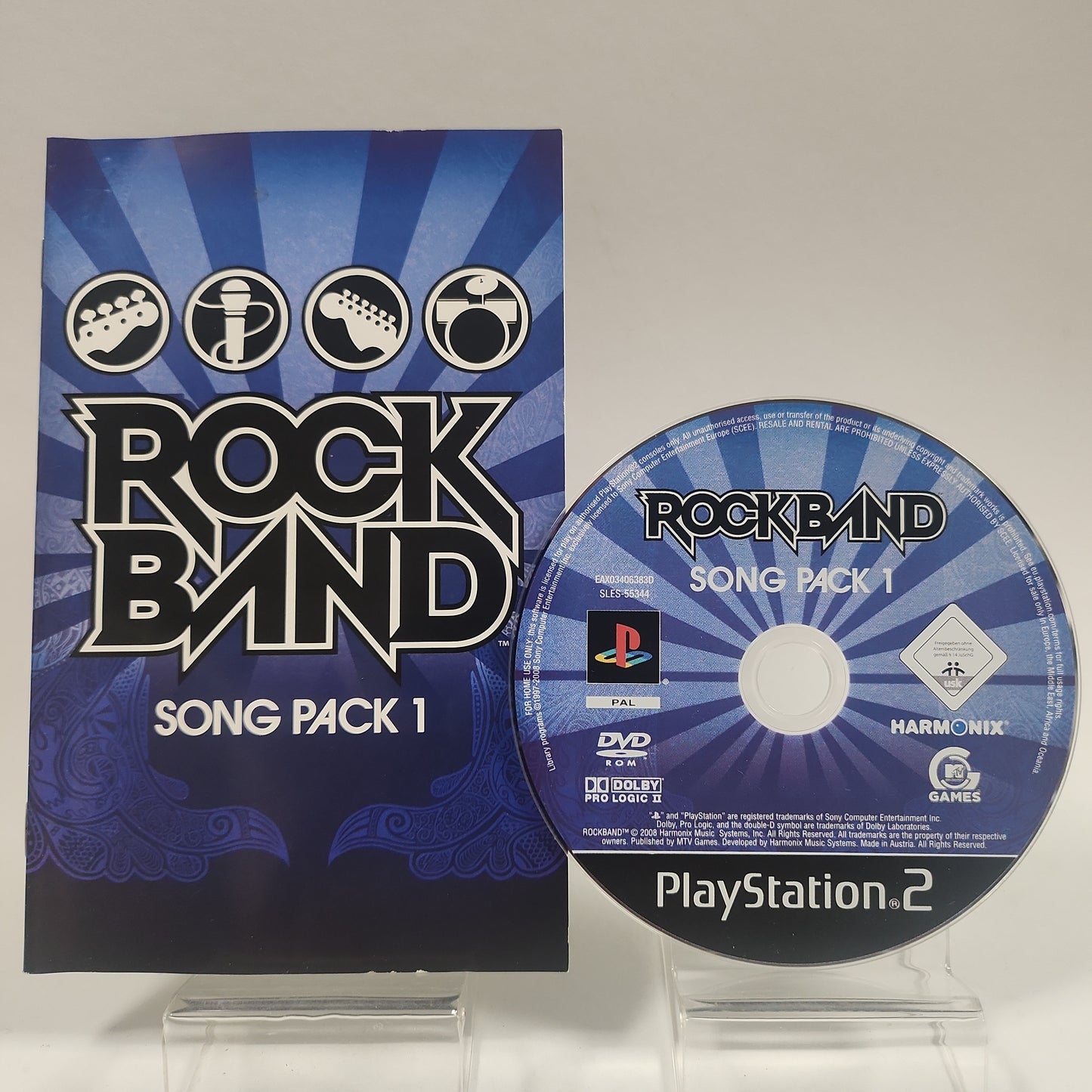 Rock Band Song Pack 1 Playstation 2