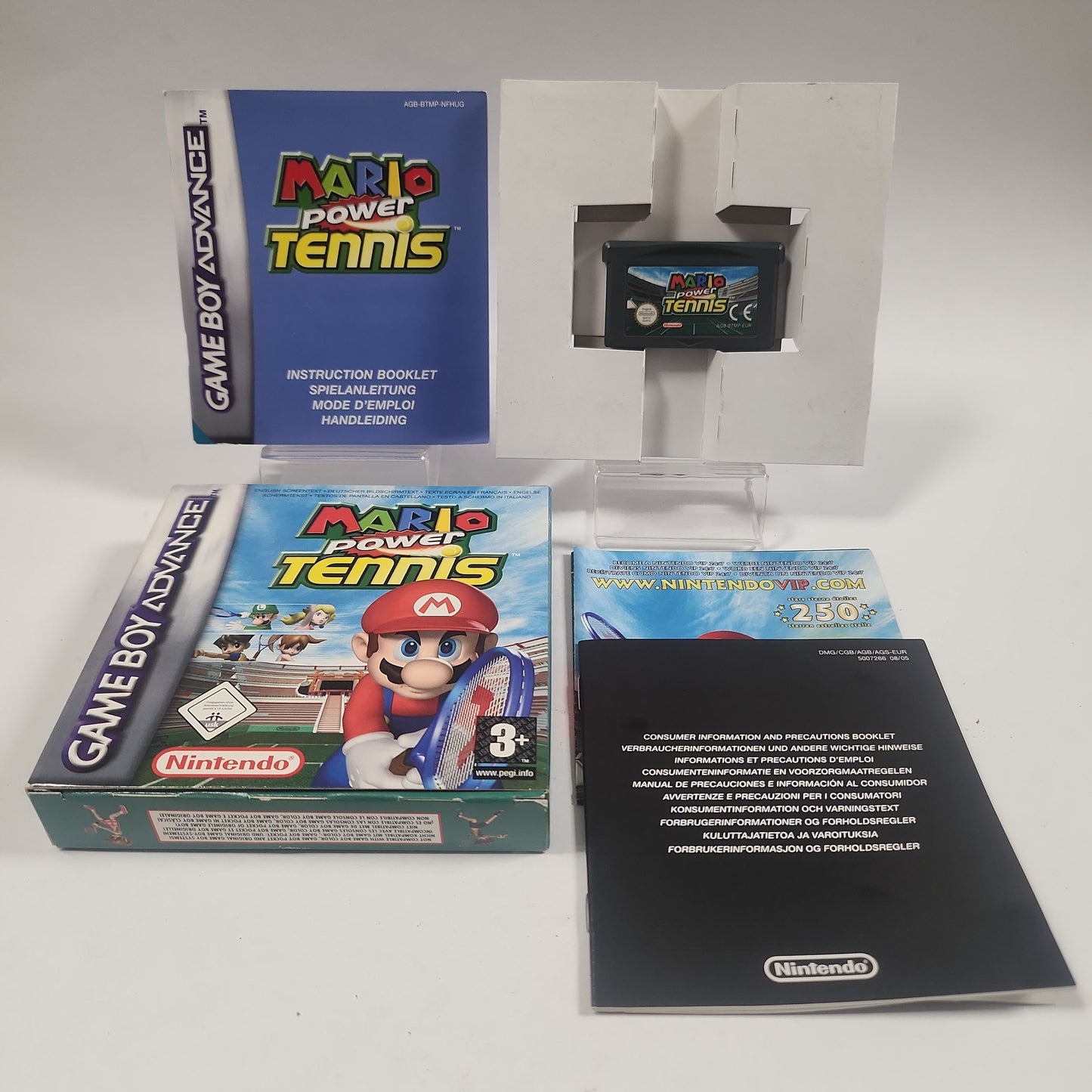 Mario Power Tennis Game Boy Advance Boxed