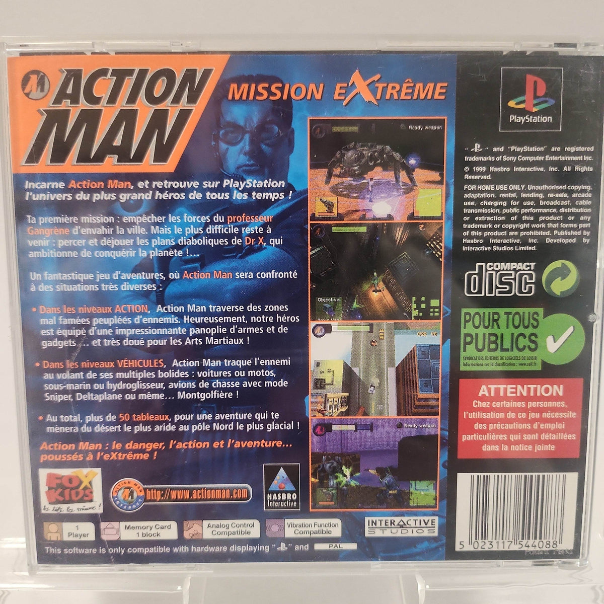 Action Man Mission Extreme Playstation 1 - Feniks Gameshop