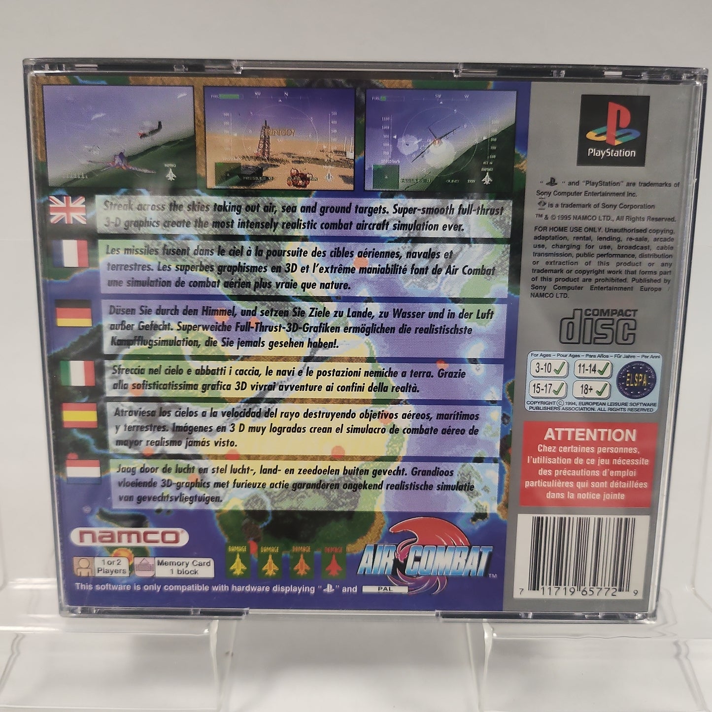 Air Combat Platinum Playstation 1