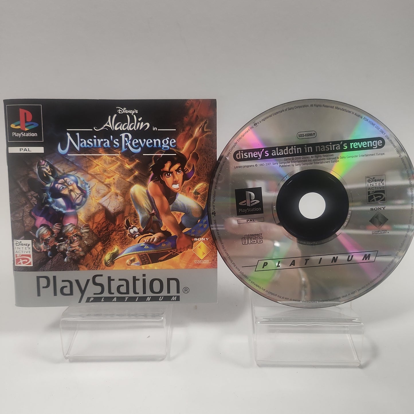 Disney's Aladdin in Nasira's Revenge Platinum Playstation 1