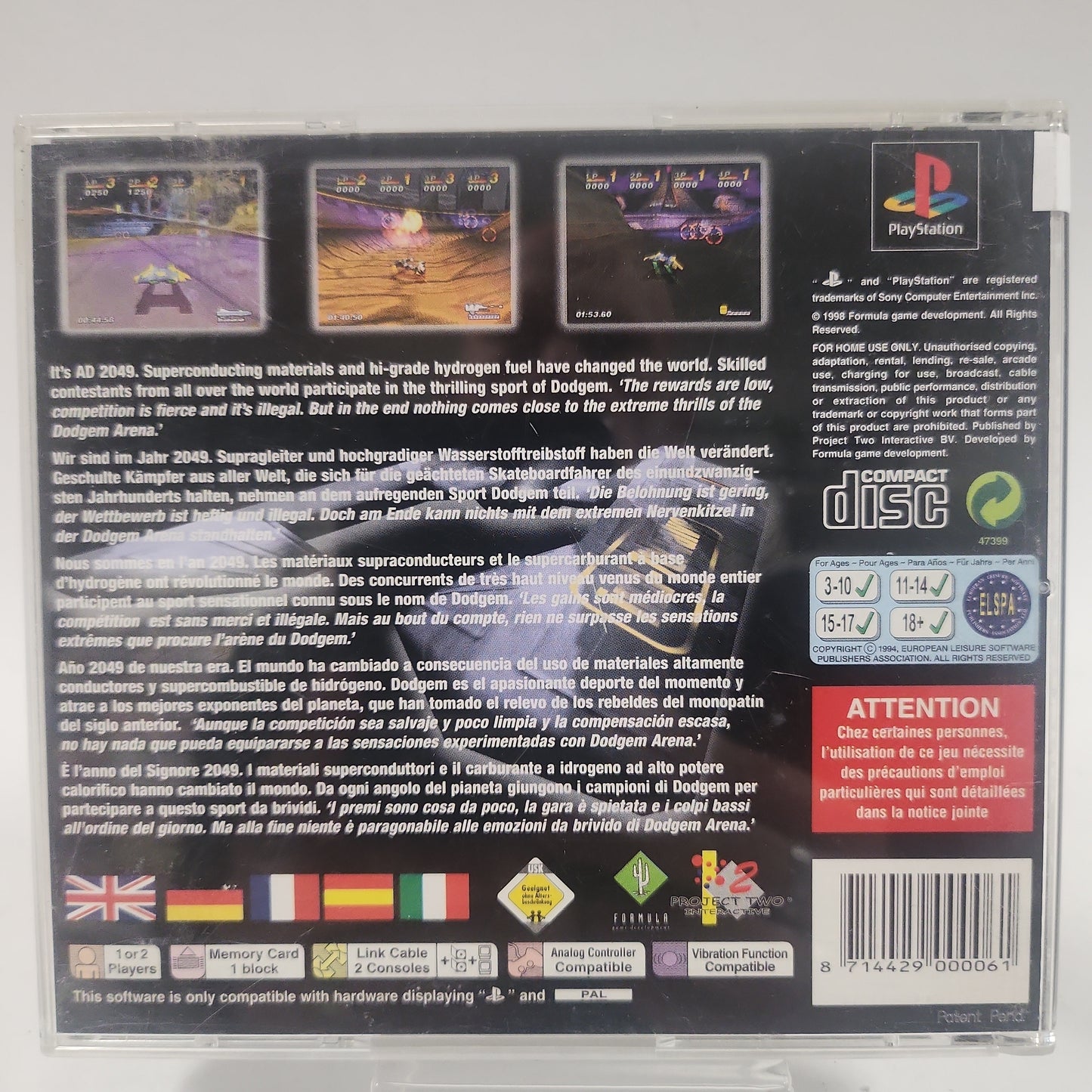 Dodgem Arena (No Book) Playstation 1