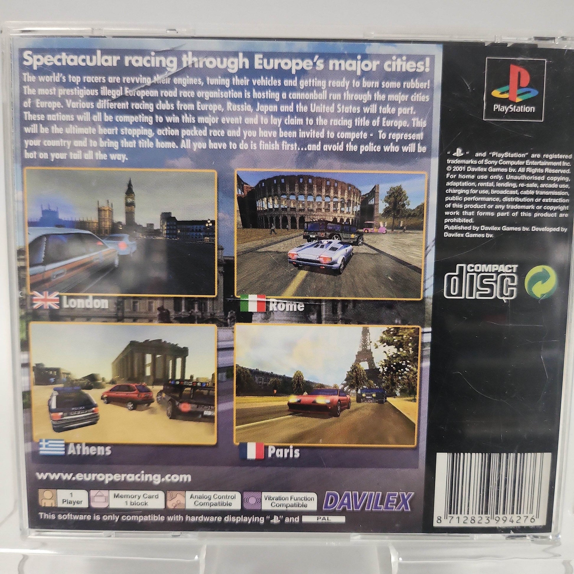Europe Racer PS1 - Feniks Gameshop