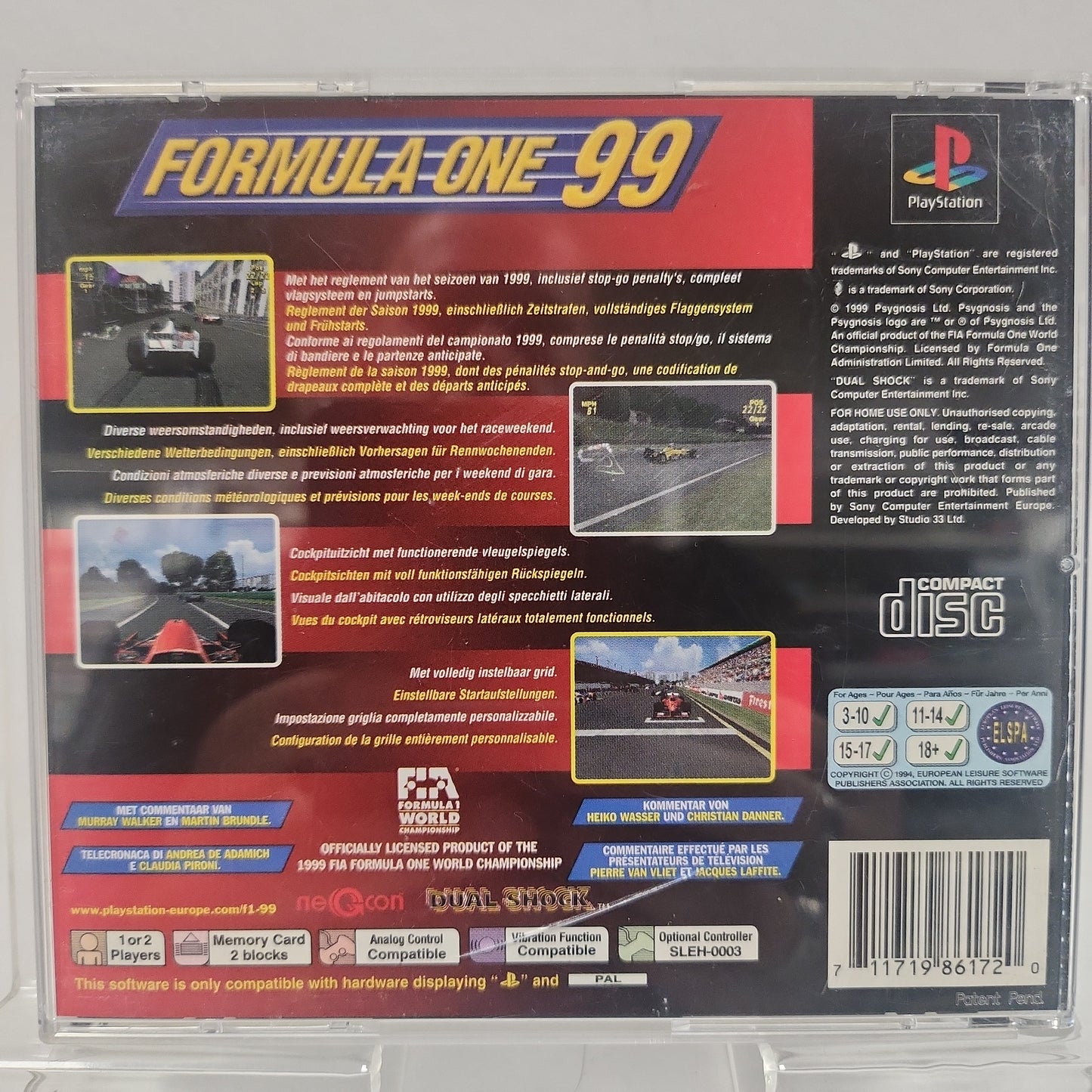 Formula One 99 Playstation 1