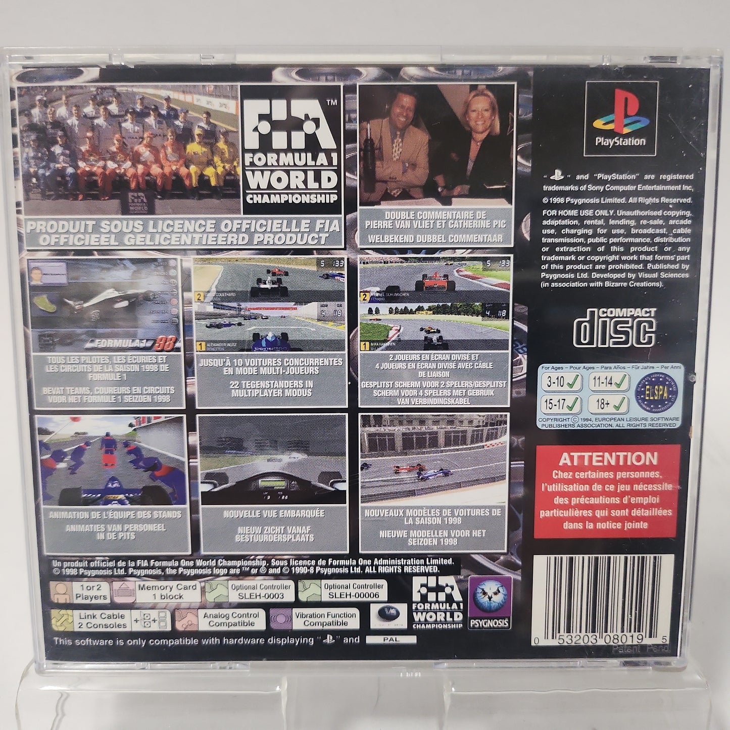 Formula 1 '98 Playstation 1