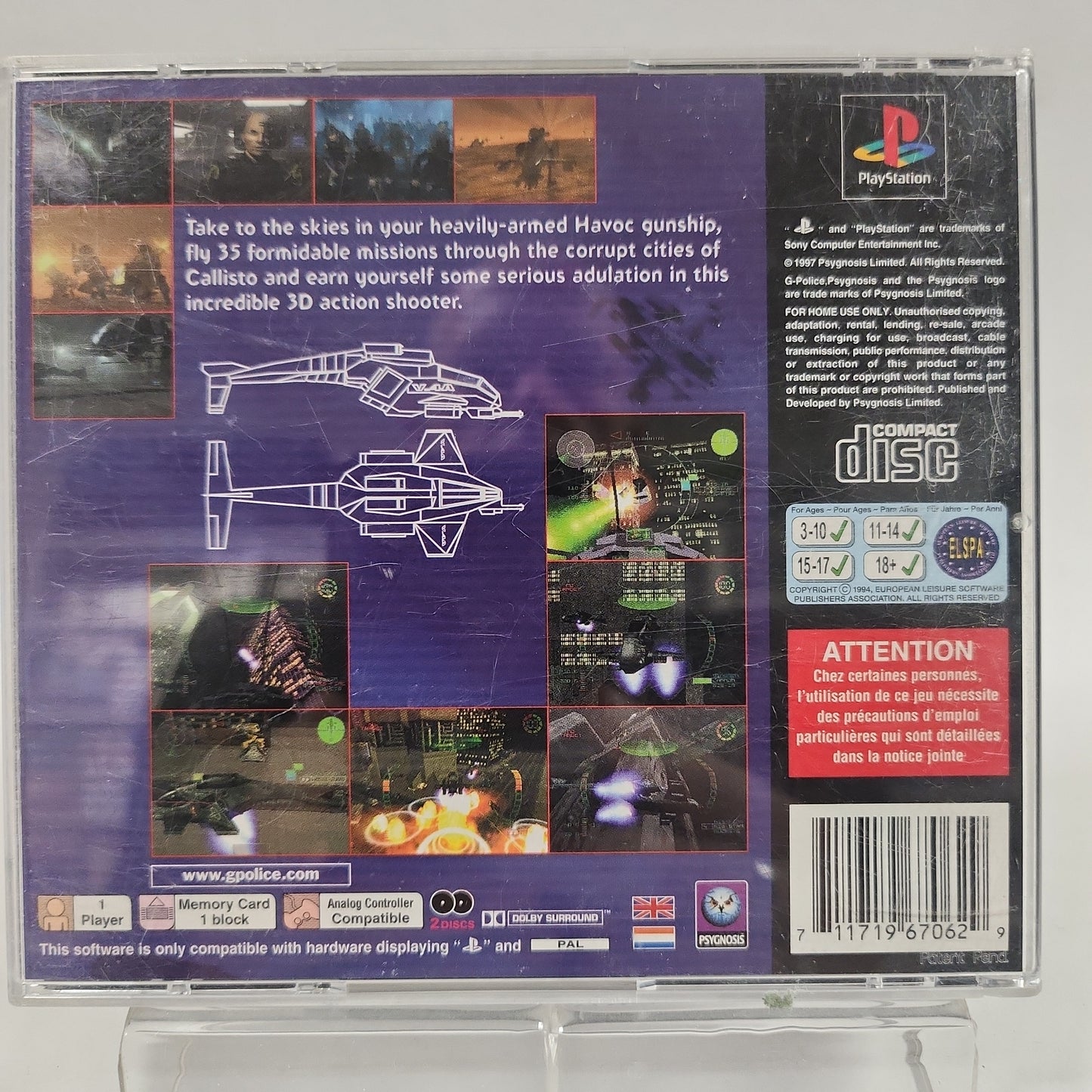 G-Police Playstation 1