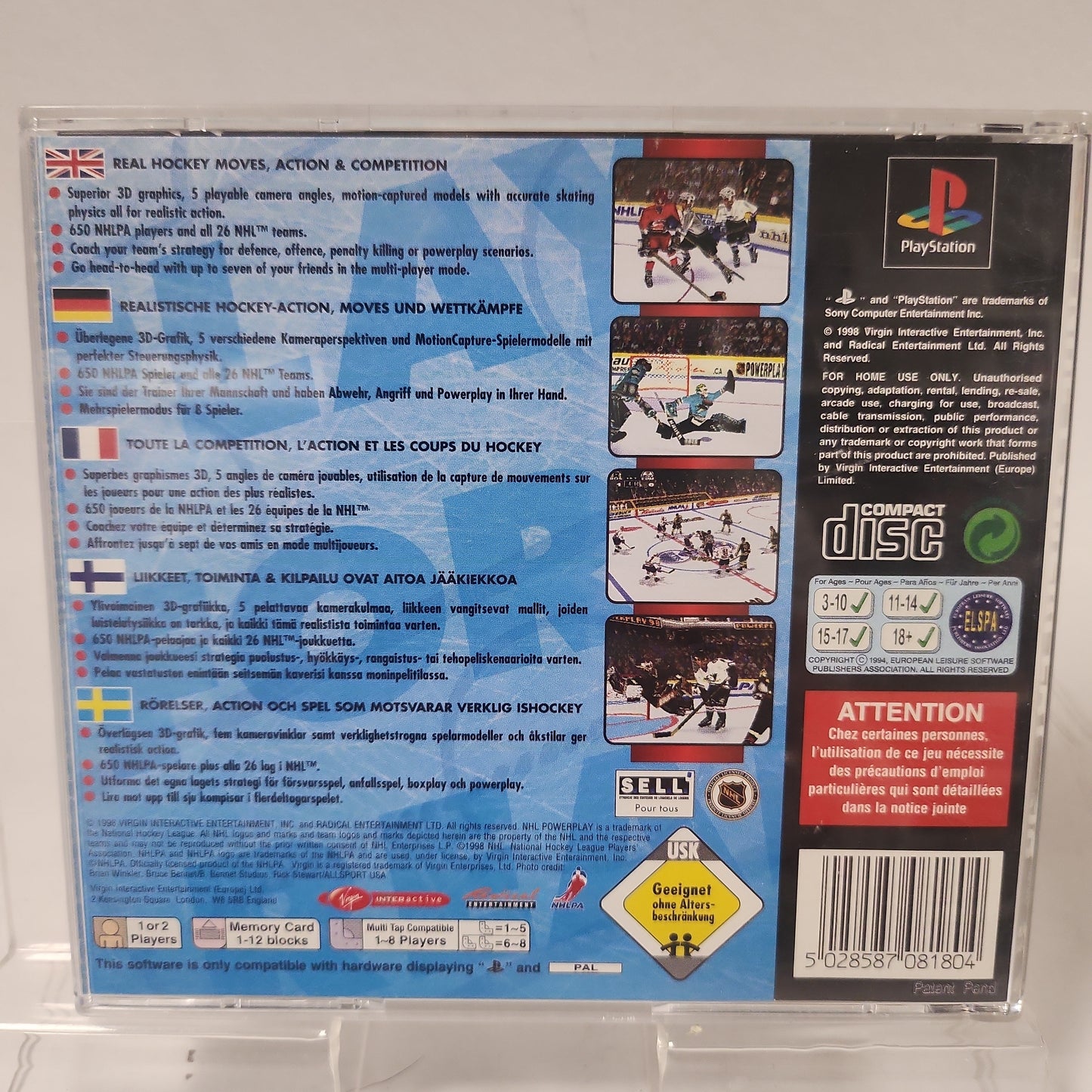 NHL Powerplay 98 Playstation 1