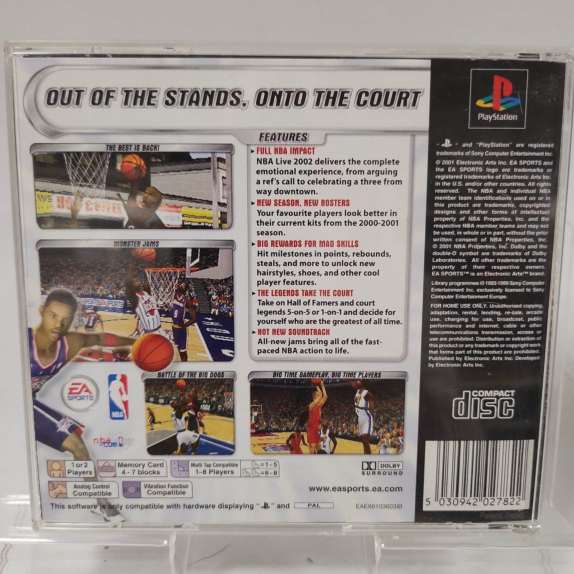 NBA Live 2002 Playstation 1 - Feniks Gameshop