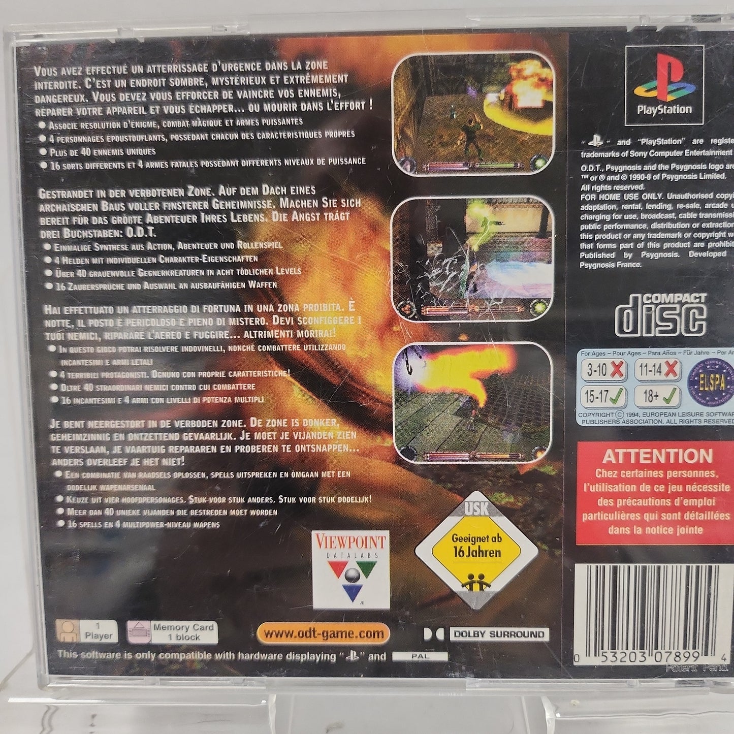 ODT (No Book) Playstation 1