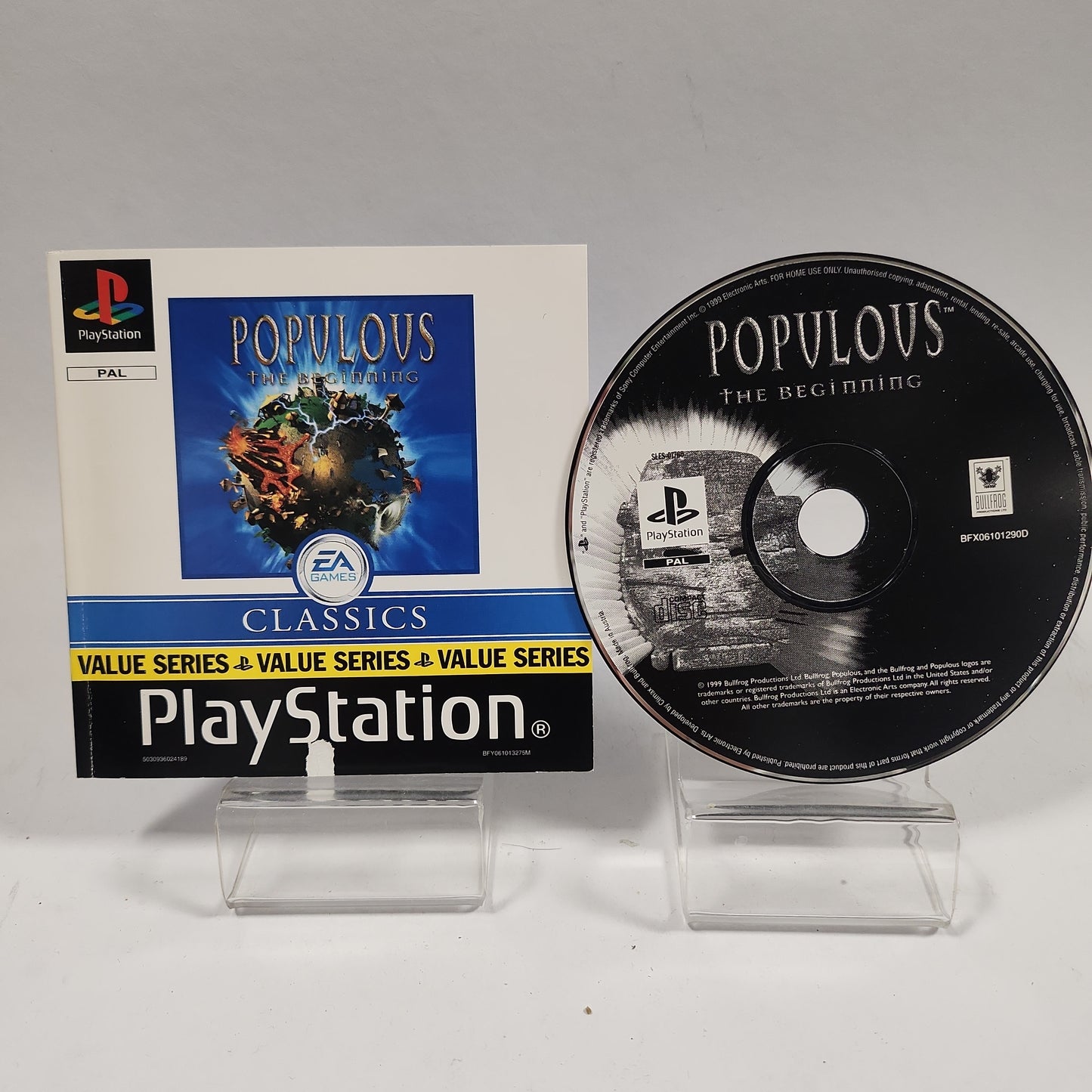 Populous the Beginning Classics Playstation 1