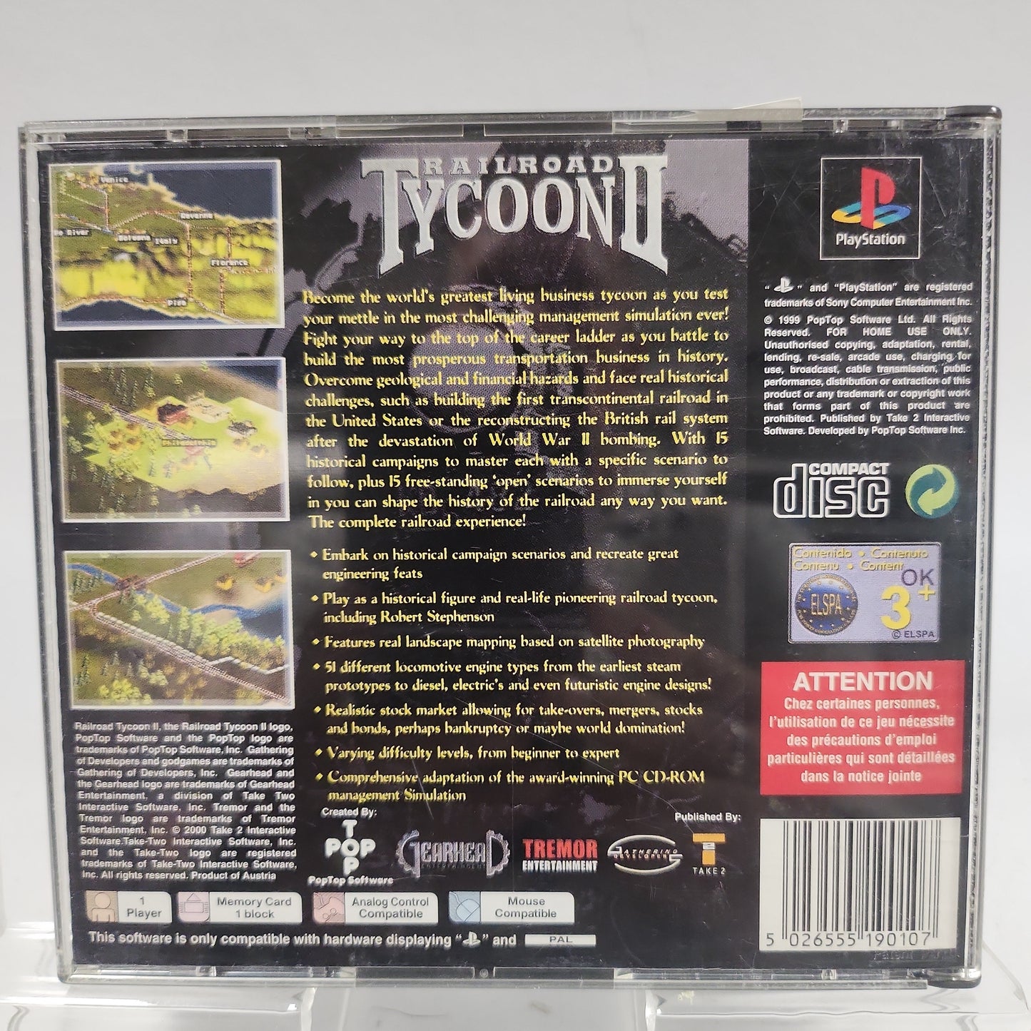 Railroad Tycoon II Playstation 1