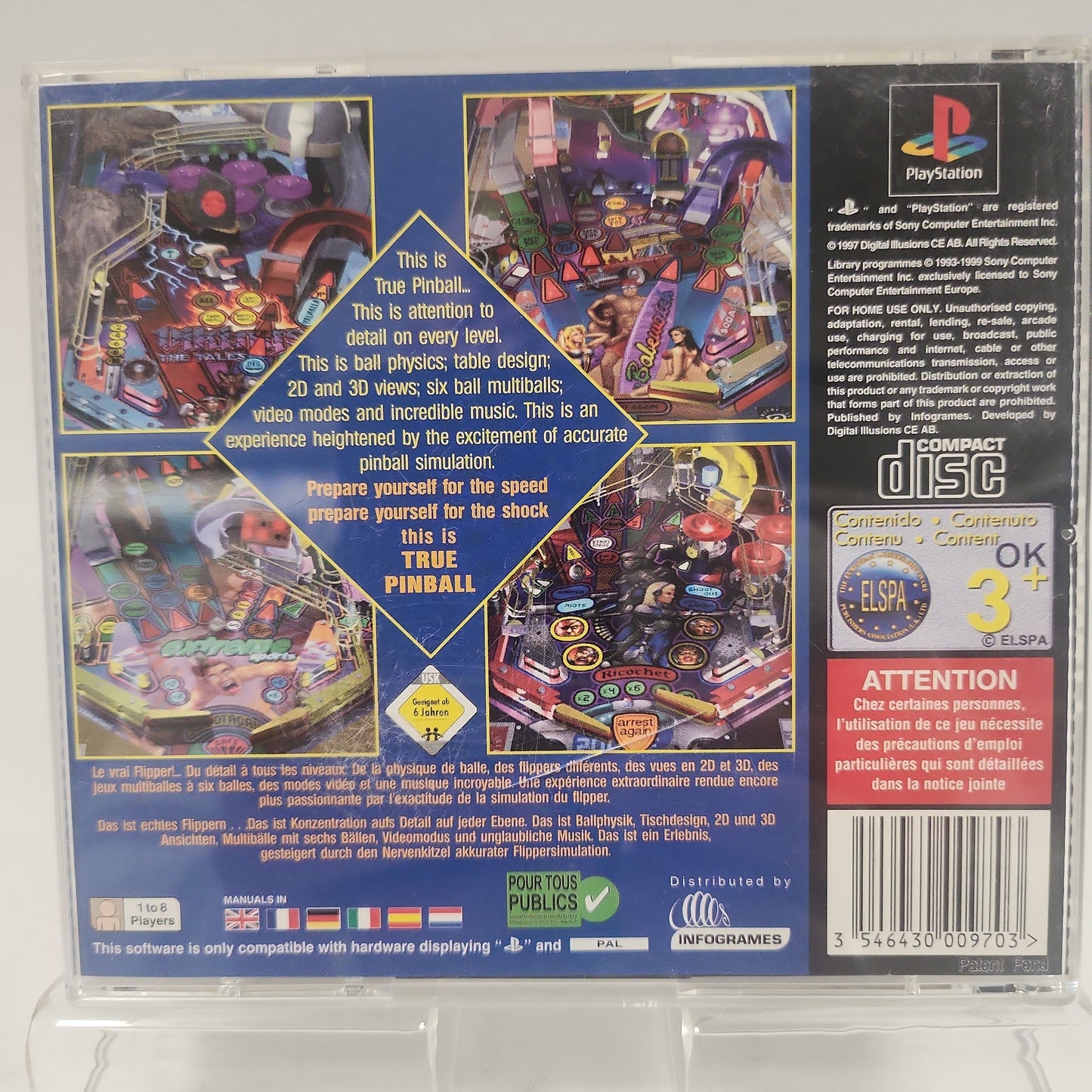 True Pinball Playstation 1