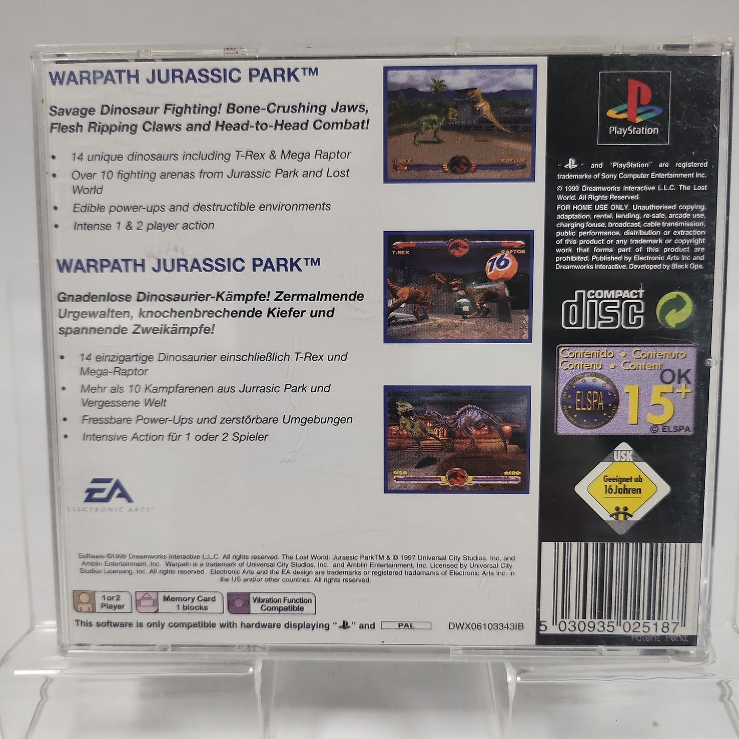 Warpath Jurassic Park Classics Playstation 1