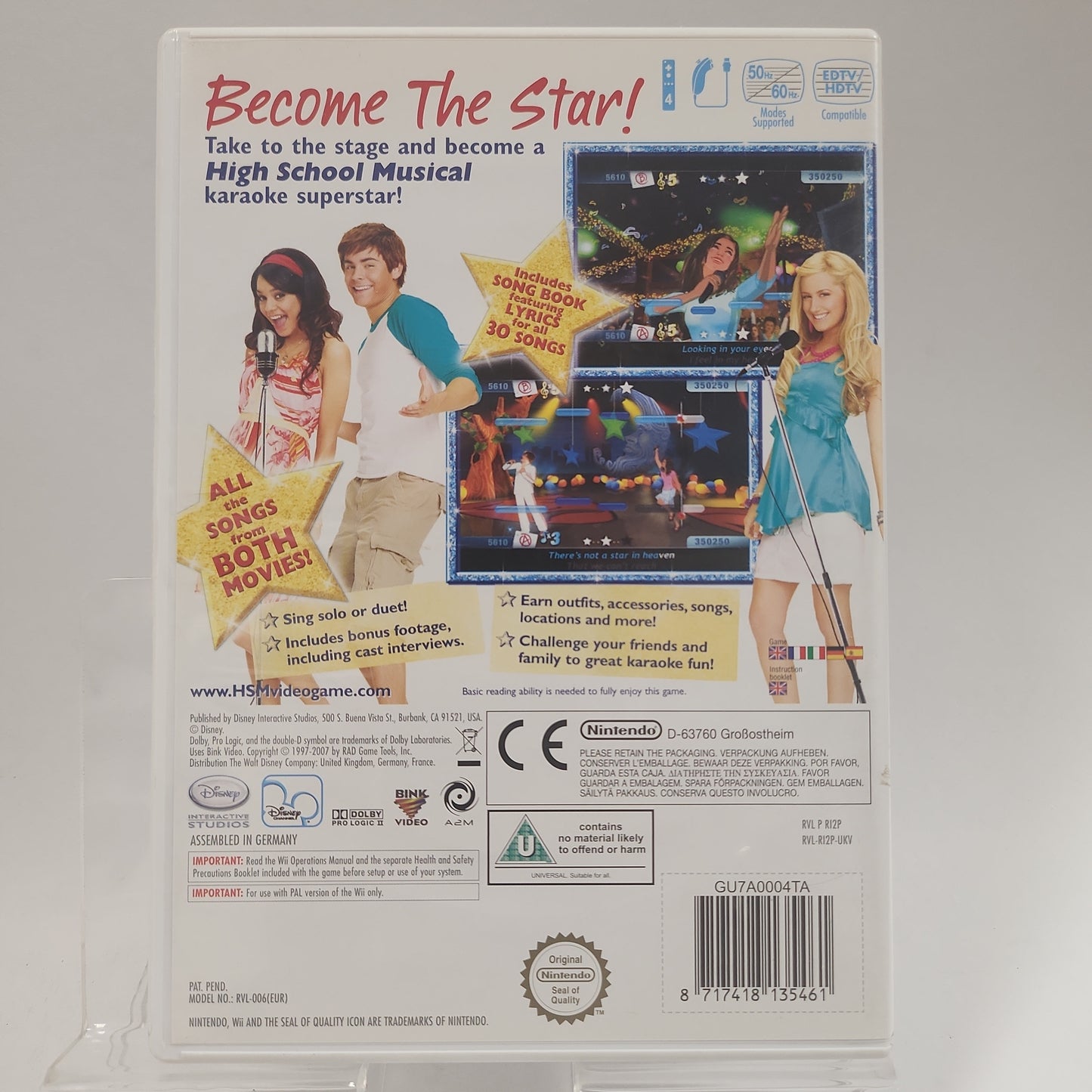 Disney High School Musical Sing it Nintendo Wii