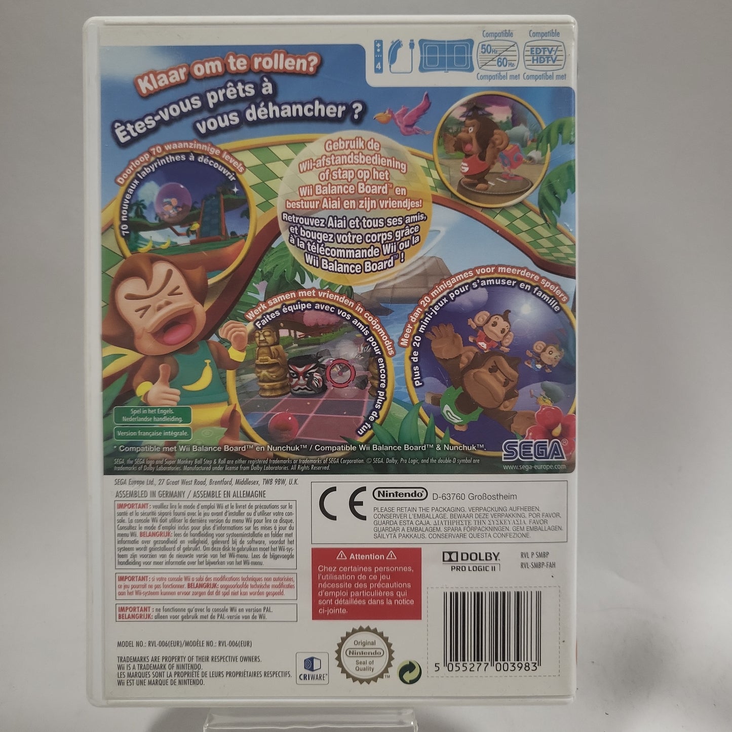 Super Monkey Ball Step &amp; Roll Nintendo Wii