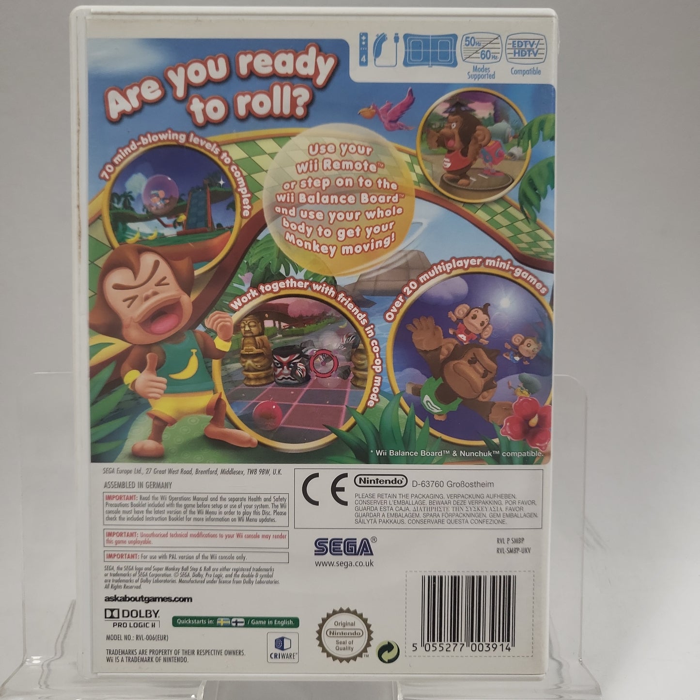 Super Monkey Ball Step & Roll Nintendo Wii