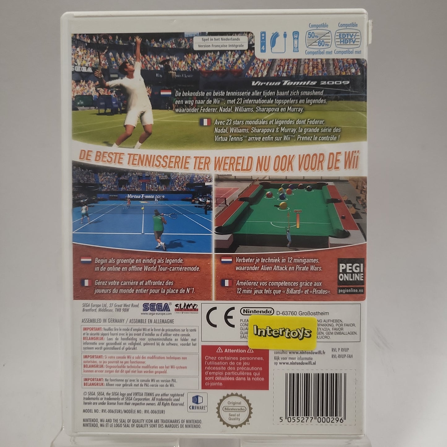 Virtua Tennis 2009 Nintendo Wii