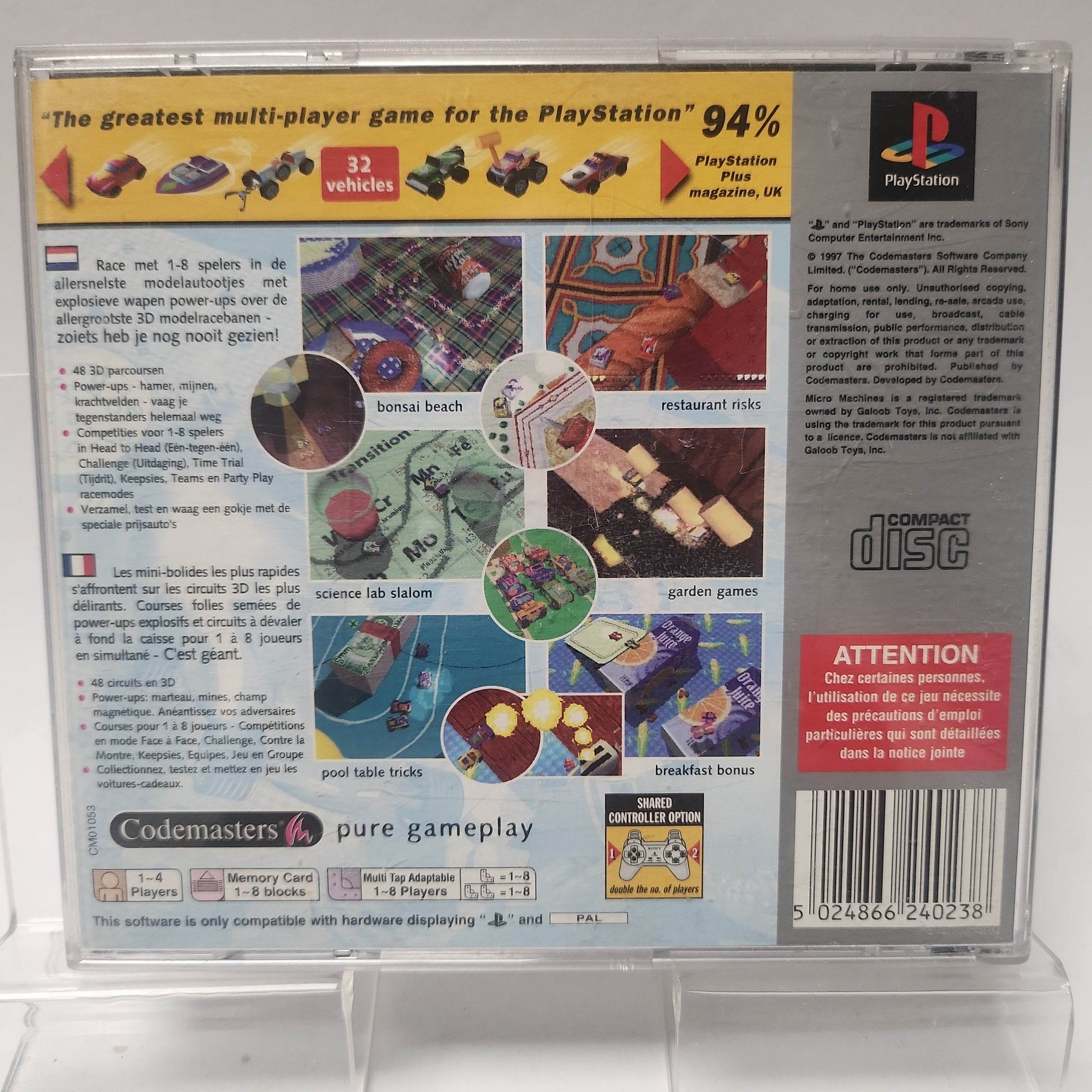 Micro Machines V3 Platinum Playstation 1 - Feniks Gameshop