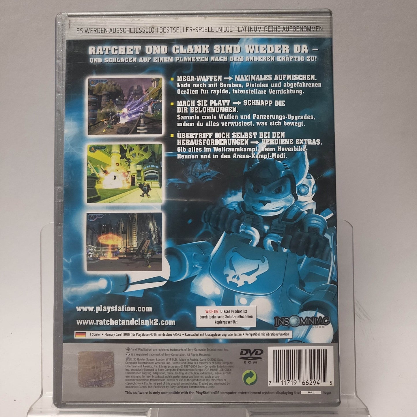 Ratchet & Clank 2 Platinum Playstation 2 - Feniks Gameshop