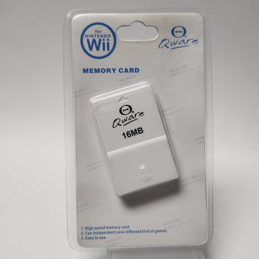 Qware Memorycard 16mb geseald Nintendo Wii