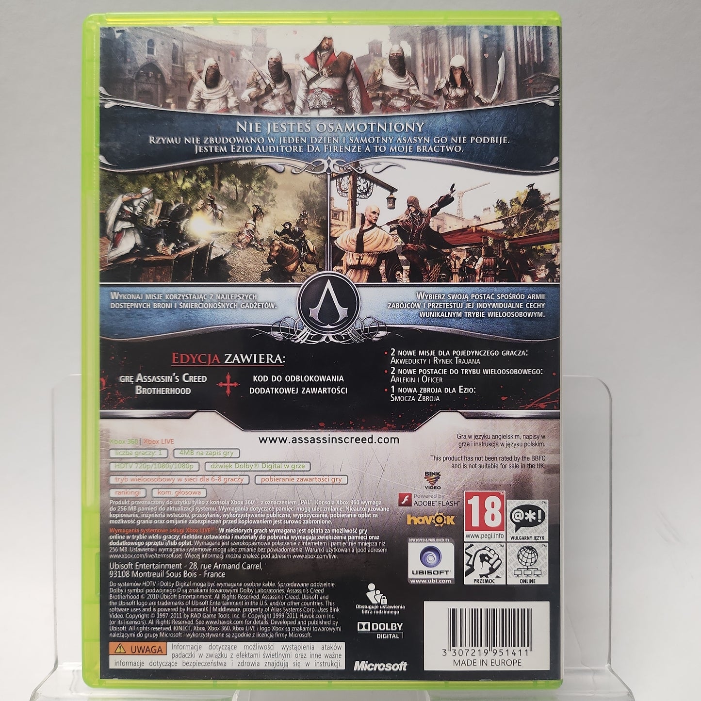 Assassin's Creed Brotherhood Classics Best Sellers Xbox 360