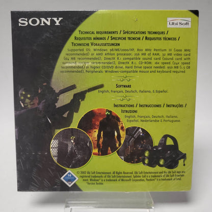 Tom Clancy's Splinter Cell Limited Edition geseald PC - Feniks Gameshop