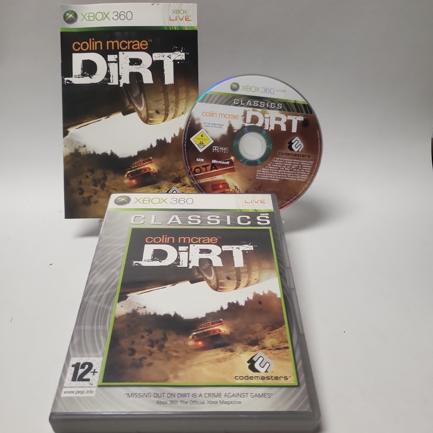 Colin McRae Dirt Classics Xbox 360