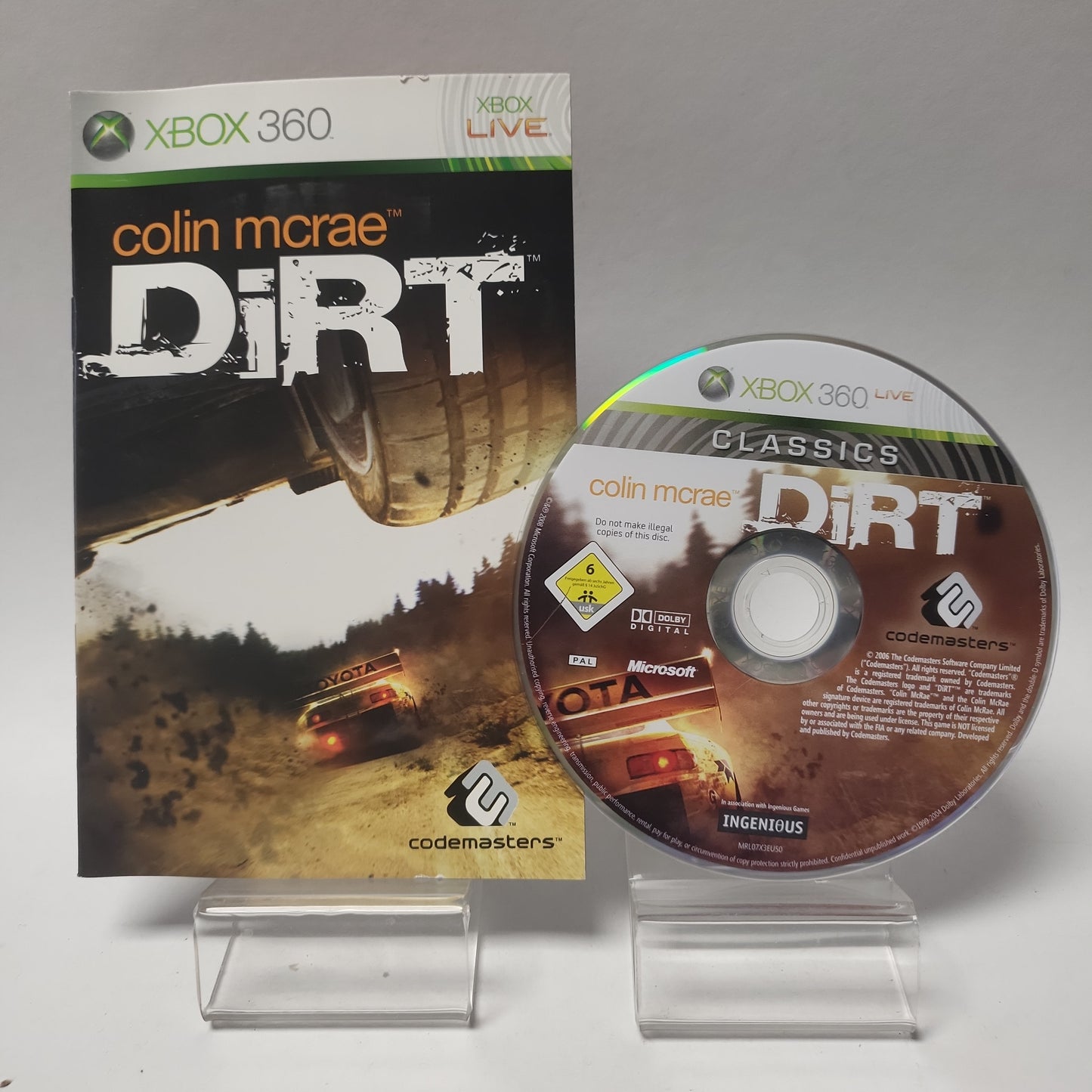 Colin McRae Dirt Classics Xbox 360