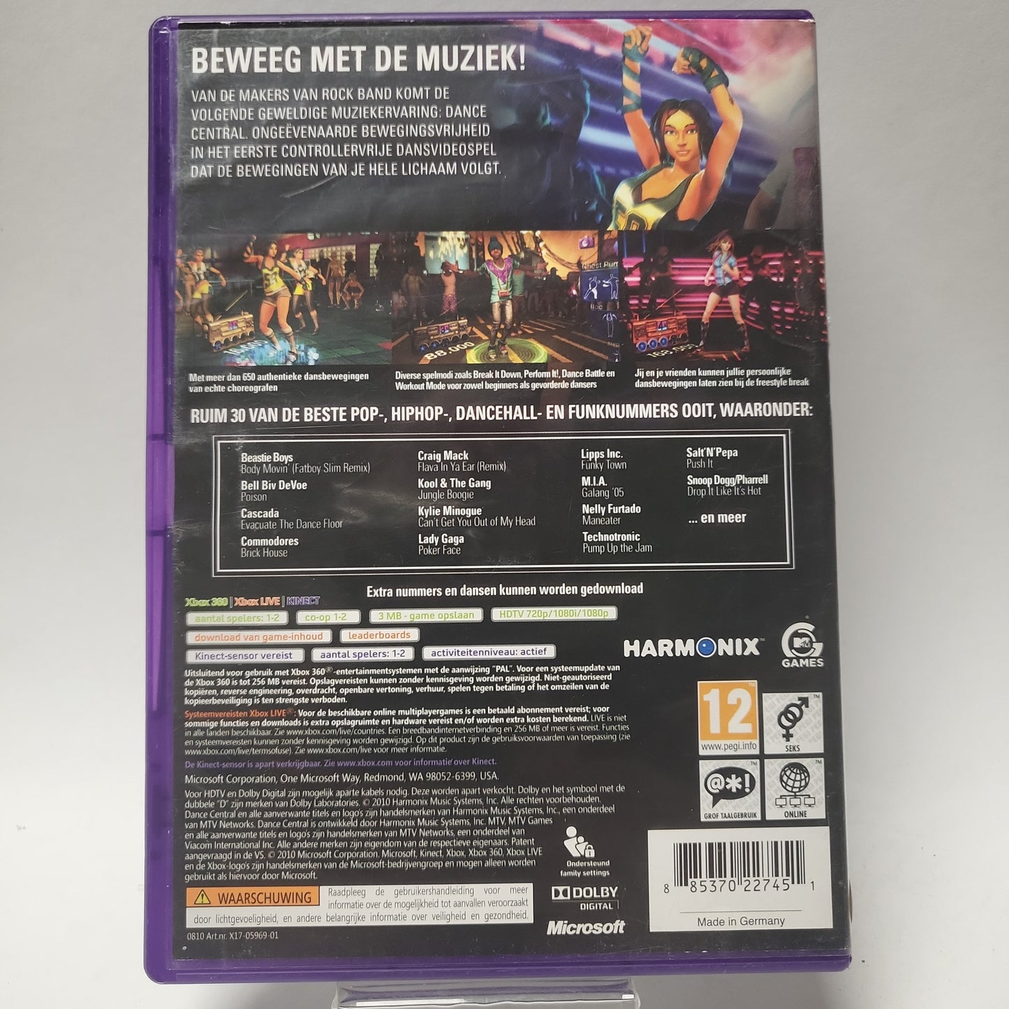 Dance Central (No Book) Xbox 360